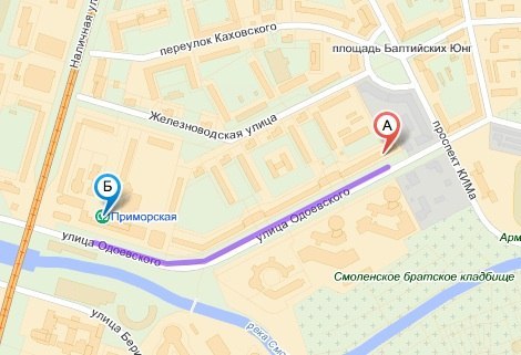 схема проезда